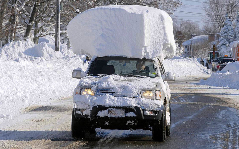 Авто в снегу фото