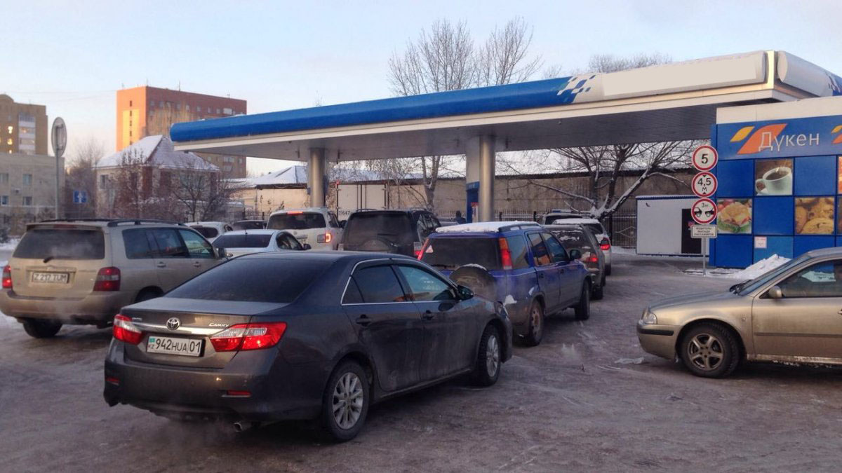 Цены на бензин в Казахстане